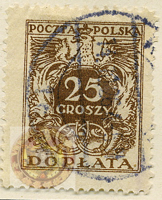 Poland-Regular Surcharged Stamps-1924-Scott-J75-wm.jpg
