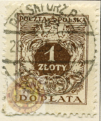 Poland-Regular Surcharged Stamps-1924-Scott-J79-wm.jpg