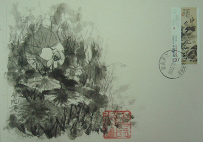 指画 荷花2 高飞.jpg